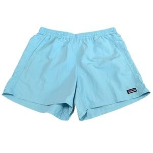 Patagonia Women's Skype Blue Baggies Shorts - 5" Inseam | Size Medium